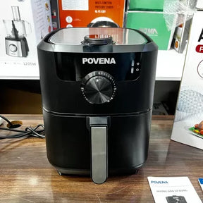 POVENA Air Fryer, Vacuum Fryer 5.5l-1500W, Perfect Frying, Limiting Fat by 80% PVN-5522