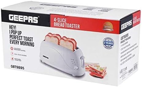 Geepas 4-SLICE BREAD TOASTER GBT9895