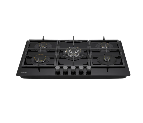 Haier HCC-529 DGG TEMPERED GLASS HOB (5 Burner)