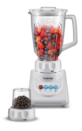 Cambridge BL-404 2-in-1 Blender & Dry Mill: Blend and Grind with Ease