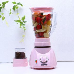 Geepas 400W Multifunctional Blender GSB-1514: Stainless Steel Blades & Ice Crusher