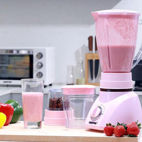 Geepas 400W Multifunctional Blender GSB-1514: Stainless Steel Blades & Ice Crusher