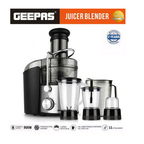 Geepas 4-In-1 Juicer Blender 800W GSB46015