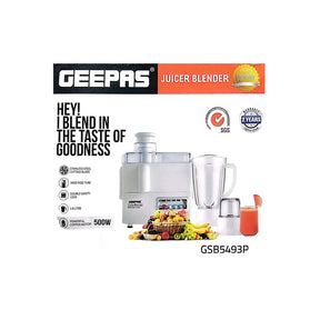 Geepas 3-in-1 Juicer Blender GSB5493