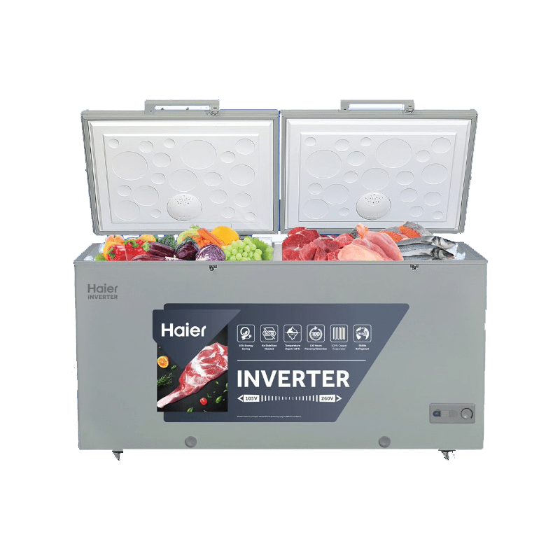 Haier Double Door Inverter Deep Freezer HDF-385IG