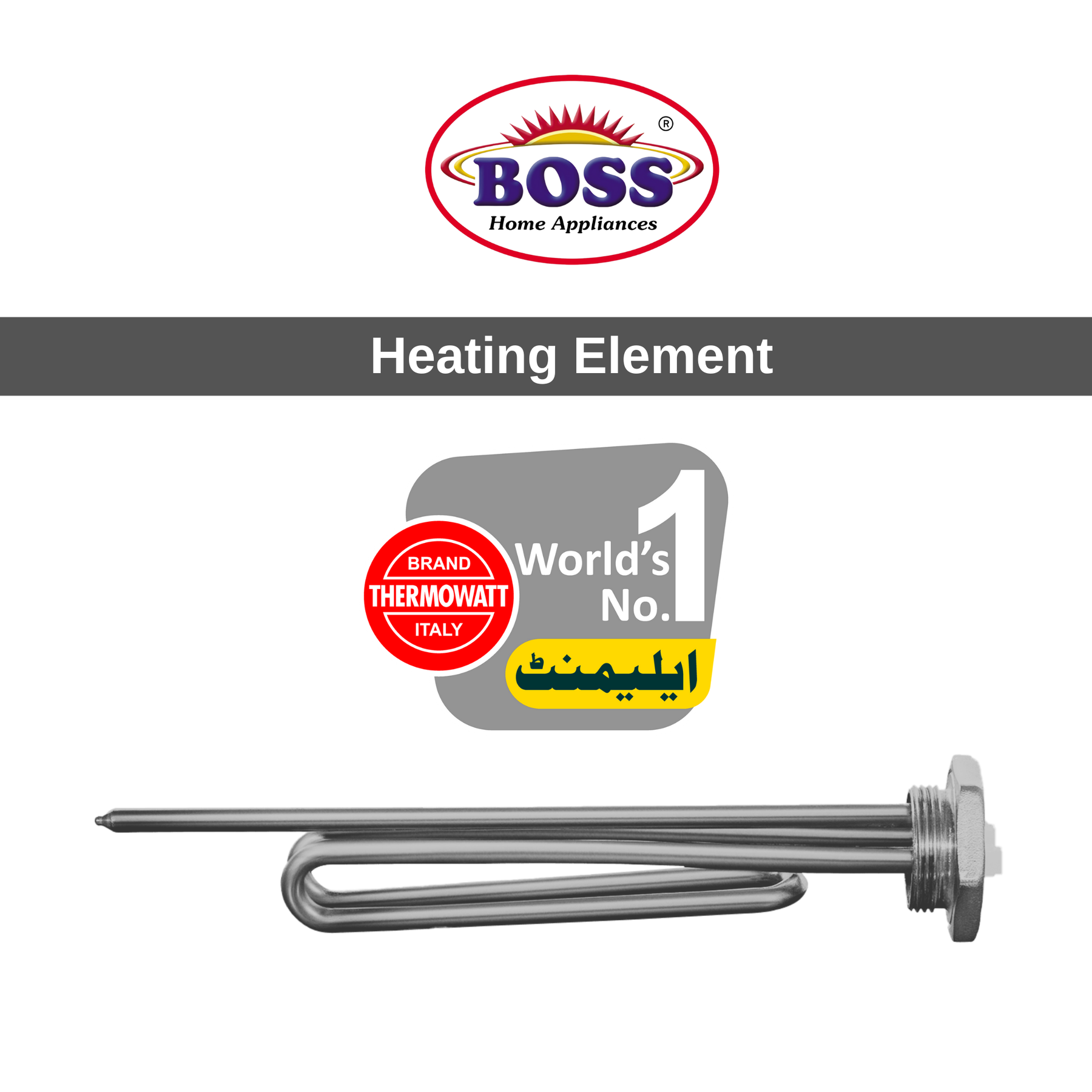 Boss Geyser K.E-SIE 15CL Supreme-Steel