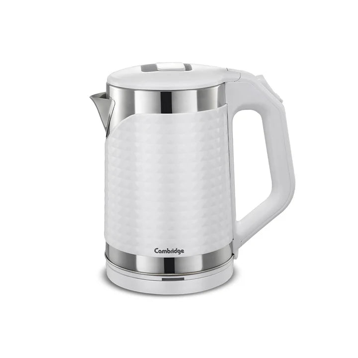 Cambridge Electric Kettle SK9779Mk2 - 1.7L, Stainless Steel, Rapid Boil, Cordless Design