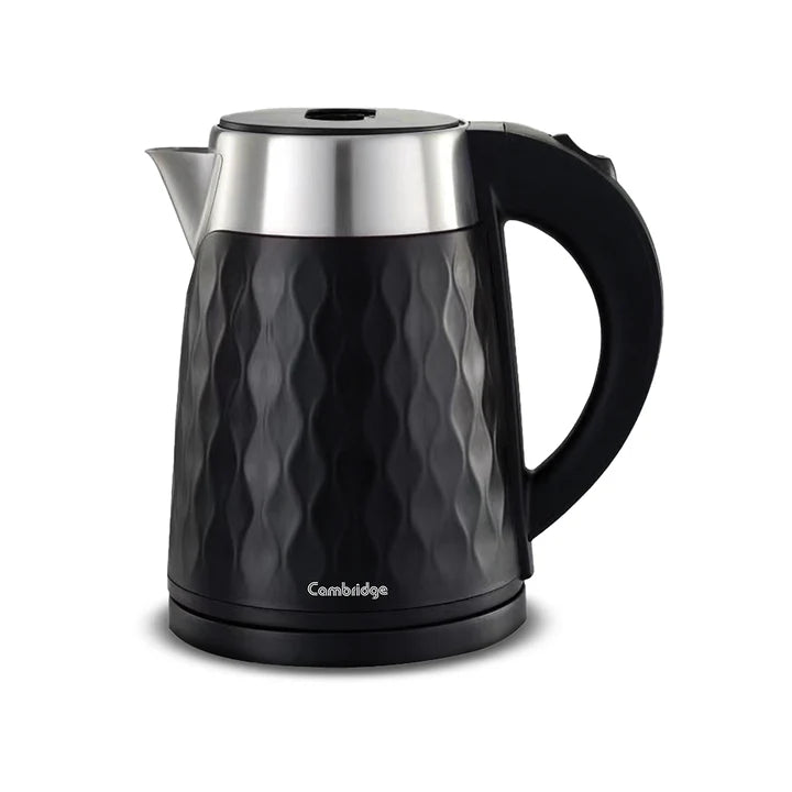 Cambridge SK9789 Stainless Steel Electric Kettle | 1.7L, Rapid Boil, Cordless with Automatic Shut-Off & Ergonomic Handle