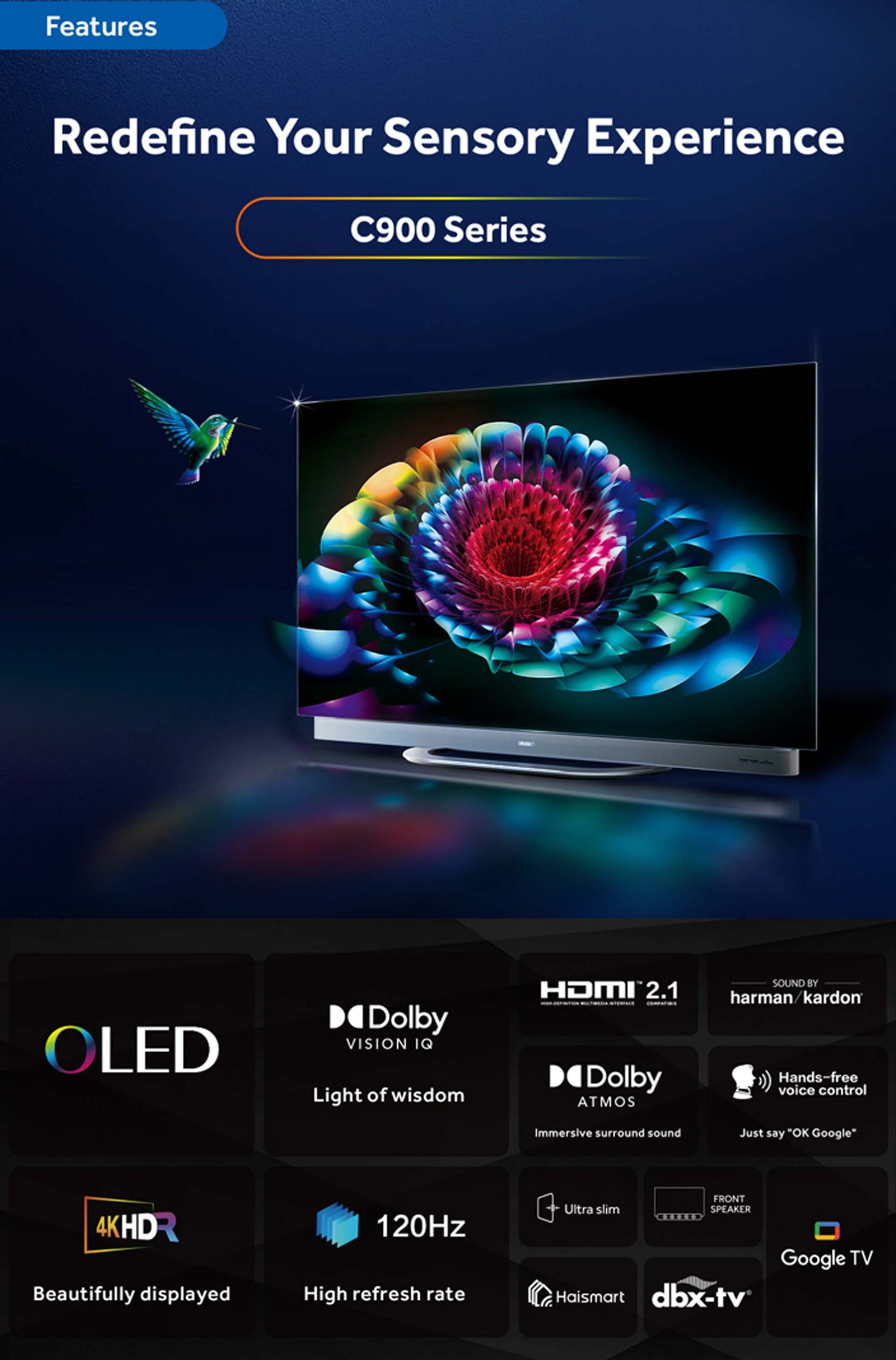 Haier 65" OLED Google Series H65C900UX