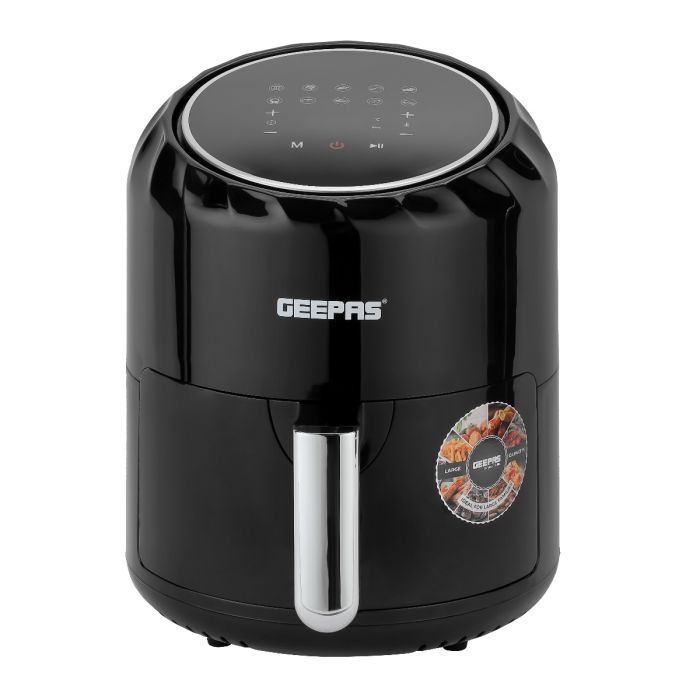 Geepas Digital Air Fryer- GAF37512N| 3.5 L Capacity with a Rack