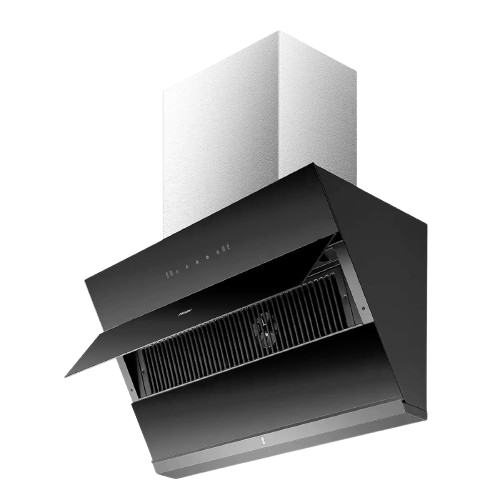 Haier Slanted Hood HCH-9502S (Slanted/Touch/90cm) - Premium Kitchen Chimney with Touch Control and High Suction