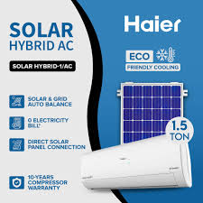 Haier Solar Plates For Hybird Ac
