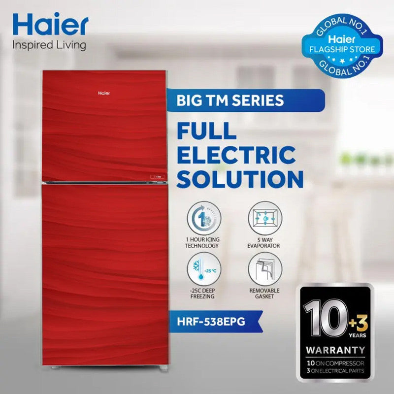 Haier HRF-538 EPR E-Star Refrigerator