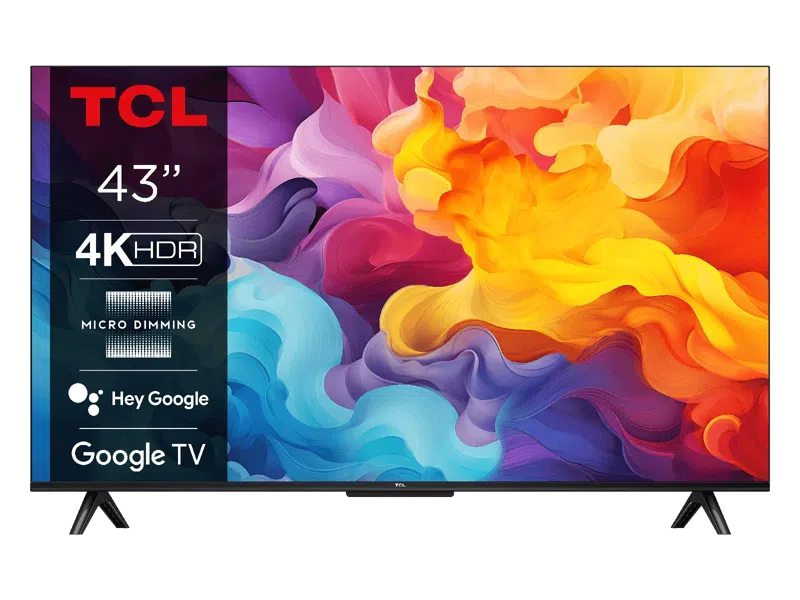 TCL 43" 4K HDR Smart TV 43V6B